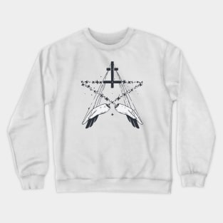 Idle hands are the devil's playthings Crewneck Sweatshirt